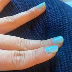 Painted over old polish