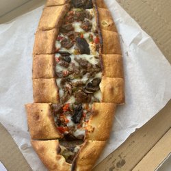 Levant Mediterranean Restaurant & Catering - Pide with Beef & Mushrooms