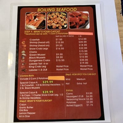Menu photo 7 The Crab House Broomfield, CO