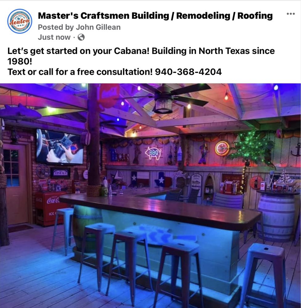 Slide of Master's Craftsmen Building Remodeling Roofing