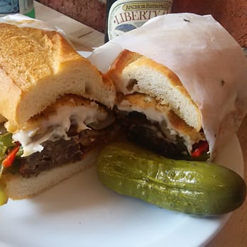 The Butchers Son - Meatball and fried  mozzarella sando. An A+ on a F- to A+ spectrum - Salad Near Me - Berkeley, California