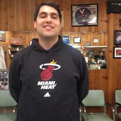 Wayside Barber Shop - This is me, right after the shave, smiling the smile of a satisfied customer!