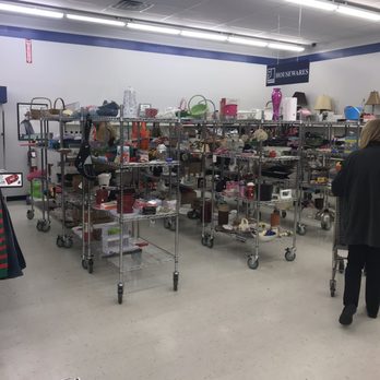 Goodwill Store and Donation Center - Nice way to display and rotate merchandise - Thrift Stores Near Me - Lexington, Virginia