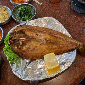 ABC Tofu House - If you order the mackerel you will get an entire succulent fish! My first time trying it, i was blown away! - Korean Near Me - Reseda, California ABC Tofu House - If you order the mackerel you will get an entire succulent fish! My first time trying it, i was blown away! - Korean Near Me - Reseda, California