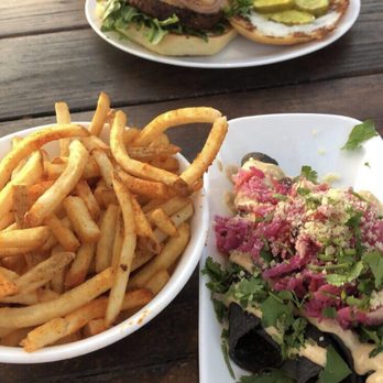 Seabirds Kitchen - Fries, purple taquitos, beets me burger - Vegan Near Me - Costa Mesa, California Seabirds Kitchen - Fries, purple taquitos, beets me burger - Vegan Near Me - Costa Mesa, California