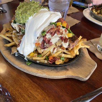 Barleymash - The ALL IN fried!! Added sour cream and the pesto guacamole!! So good - Sports Bars Near Me - San Diego, California