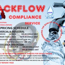 Backflow Compliance Service