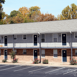 Alder Ridge Apartments - New landscaping.. Knockout roses and Crape Myrtles