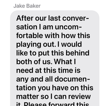 Baker Outdoor Services - a text message from a customer - Lawn Services Near Me - Claremore, Oklahoma Baker Outdoor Services - a text message from a customer - Lawn Services Near Me - Claremore, Oklahoma