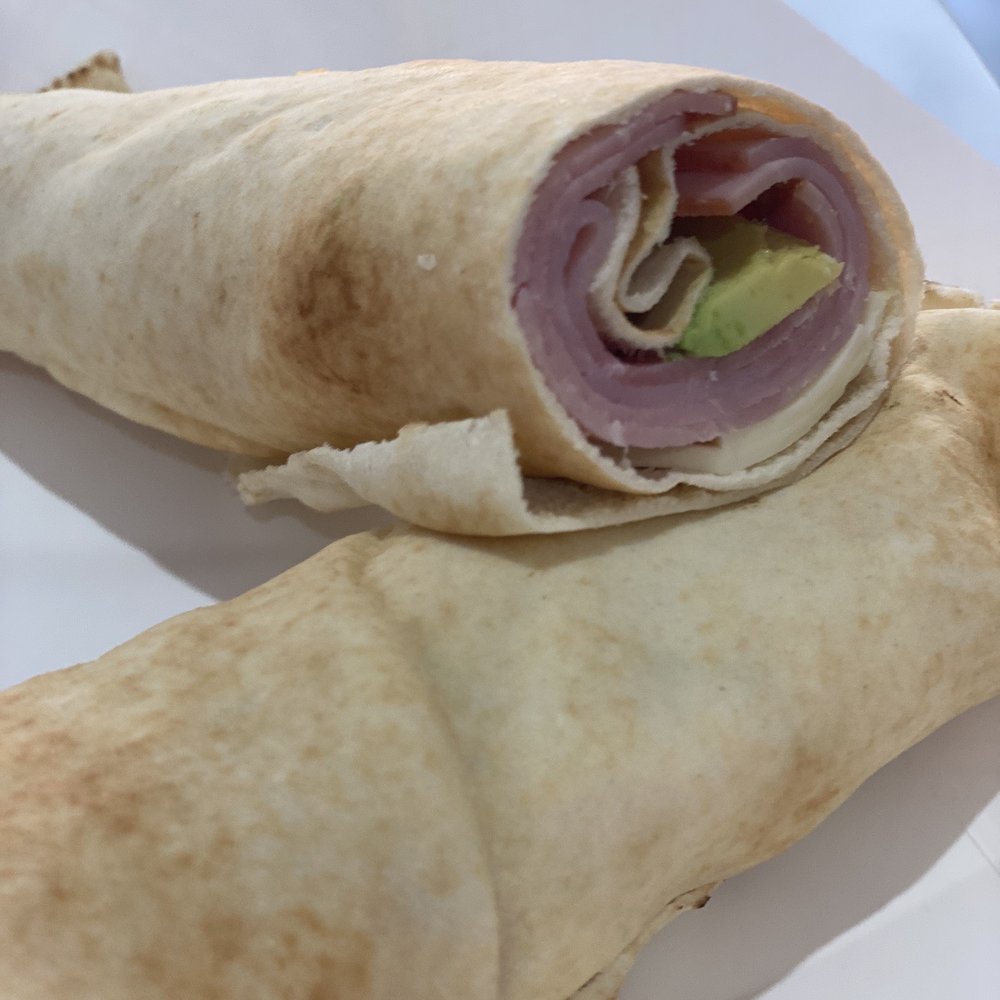Ham, American and avocado Ham, American and avocado