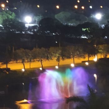 Seminole Casino - Fountain in back that has laser show - Casinos Near Me - Coconut Creek, Florida