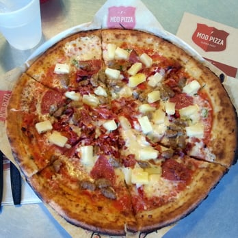 MOD Pizza - My custom MOD pizza with gluten-free crust - Pizza Near Me - Irvine, California