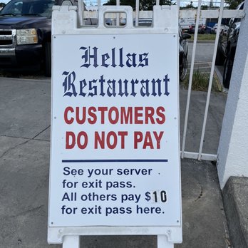 Hellas Restaurant - Complementary parking. Retrieve parking ticket at front desk. - Bakeries Near Me - Tarpon Springs, Florida Hellas Restaurant - Complementary parking. Retrieve parking ticket at front desk. - Bakeries Near Me - Tarpon Springs, Florida