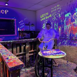 The Rage Arena - Splatter Paint Bicycle