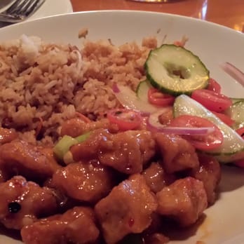 P.F. Chang's - Pf chang spicy chicken stir fry. The fried rice had no taste. I am not suprise. The chicken was good. Overall ok meal. - Asian Fusion Near Me - Natick, Massachusetts P.F. Chang's - Pf chang spicy chicken stir fry. The fried rice had no taste. I am not suprise. The chicken was good. Overall ok meal. - Asian Fusion Near Me - Natick, Massachusetts
