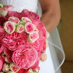 Sander Ranch Flowers - Pink garden rose bouquet