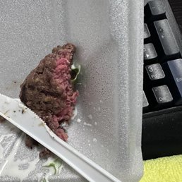 The hamburger steak