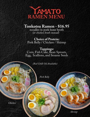 Menu photo 2 Yamato Japanese Restaurant High Point, NC