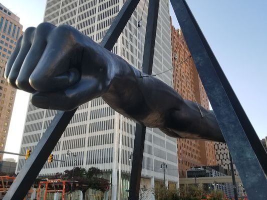 Monument to Joe Louis “The Fist” by null