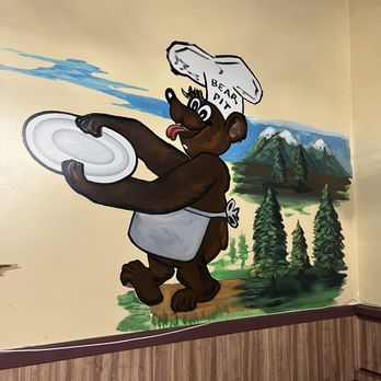 The Bear Pit Bar-B-Que - Original mural made by Disney animators 1954 - Barbeque Near Me - Mission Hills, California The Bear Pit Bar-B-Que - Original mural made by Disney animators 1954 - Barbeque Near Me - Mission Hills, California