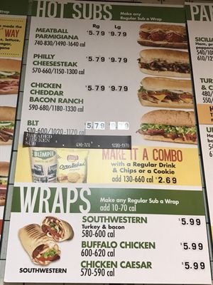 Menu photo 7 Blimpie Dumont, NJ
