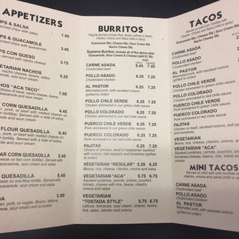 Aca Taco Nord - Mexican Near Me - Chico, California