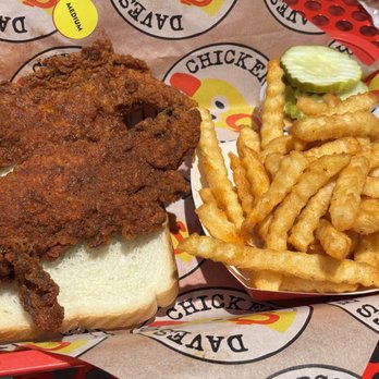 Dave's Hot Chicken - Chicken Tender and Fries - Chicken Shop Near Me - Monrovia, California