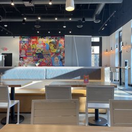 Lots of indoor seating. There's patio seating as well!