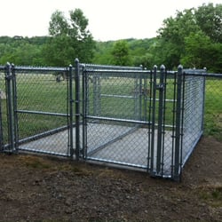 BARC Akron Dog Park - Secure double entry and exit gates.