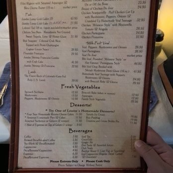 Menu photo 1 Chef Vola's Atlantic City, NJ