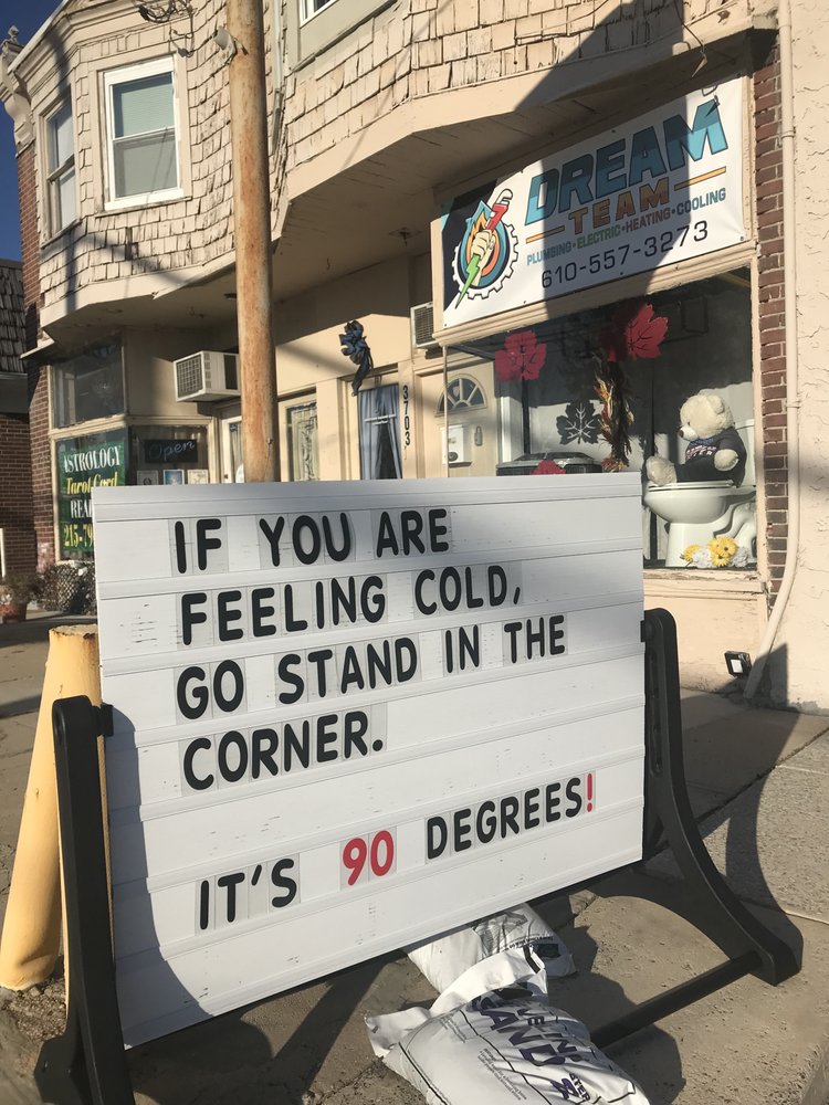 Slide of Dream Team - Plumbing, Heating, Cooling, & Electric