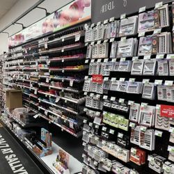 Sally Beauty - Great selection of lashes, nail polish, nail covers, press on nails.