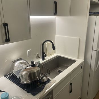 GADI Construction - New sink, countertops and cabinets. Additional outlets installed in condominium kitchen. - General Contractors Near Me - Santa Clara, California
