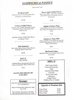Menu photo 2 Old World Cafe Columbia City, IN Menu photo 2 Old World Cafe Columbia City, IN