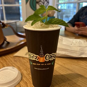 Philz Coffee - Mint mojito Mint Mojito Iced Coffee - Coffee & Tea Near Me - Pasadena, California Philz Coffee - Mint mojito Mint Mojito Iced Coffee - Coffee & Tea Near Me - Pasadena, California