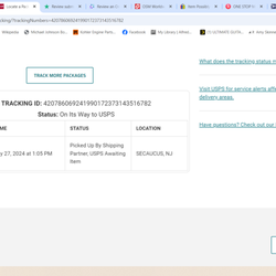 One Stop Mailing - OSM Worldwide's tracking page