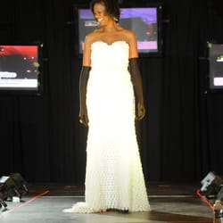 Belle Soiree - Fabulous White Leather Gown by Alberto Makali
