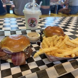 Blue cheese burger