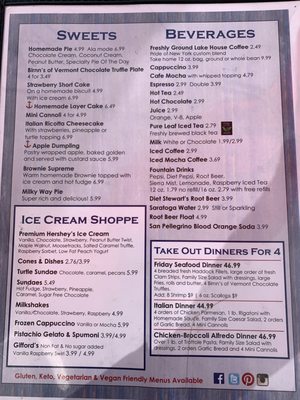 Menu photo 4 Canal View Cafe Sylvan Beach, NY
