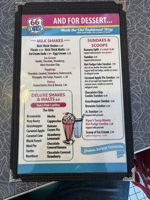 Menu photo 5 66 Diner Albuquerque, NM