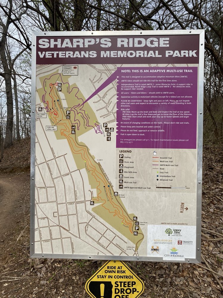 Sharps Ridge Memorial Park Trail Logo