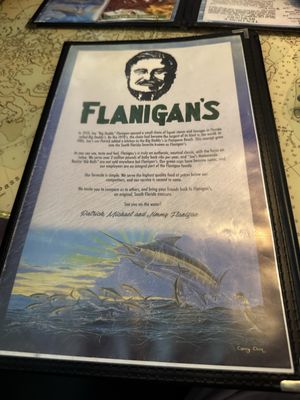 Menu photo 4 Flanigan's Oakland Park, FL