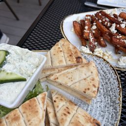 Tzatziki and Sweet Potato Fries