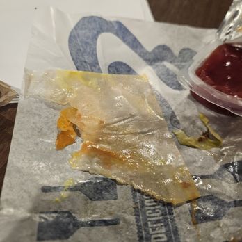 Culver's - Piece of cheese/burger paper left inside my food - Fast Food Near Me - Titusville, Florida Culver's - Piece of cheese/burger paper left inside my food - Fast Food Near Me - Titusville, Florida