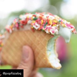 Pop Fizz - Birthday Cake Ice Cream Taco!