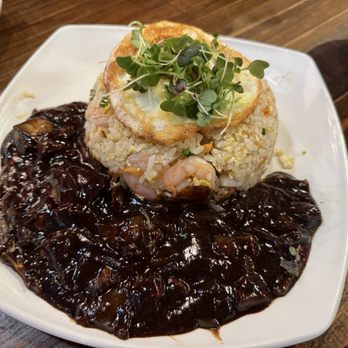 Wok' n Guys - Jjajang Fried Rice - great wok infused flavors... - Korean Near Me - Beaverton, Oregon Wok' n Guys - Jjajang Fried Rice - great wok infused flavors... - Korean Near Me - Beaverton, Oregon