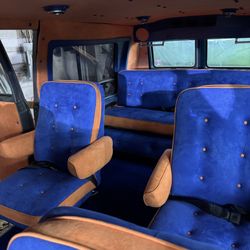 Danny's Quality Upholstery - Custom suede interior for Woodard Properties Cavalier Van