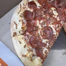 Worst extra most bestest pizza ever... 1.5 inches of dry hard crust, barely any cheese and pepperoni all dried up. Disgusting. Worst extra most bestest pizza ever... 1.5 inches of dry hard crust, barely any cheese and pepperoni all dried up. Disgusting.