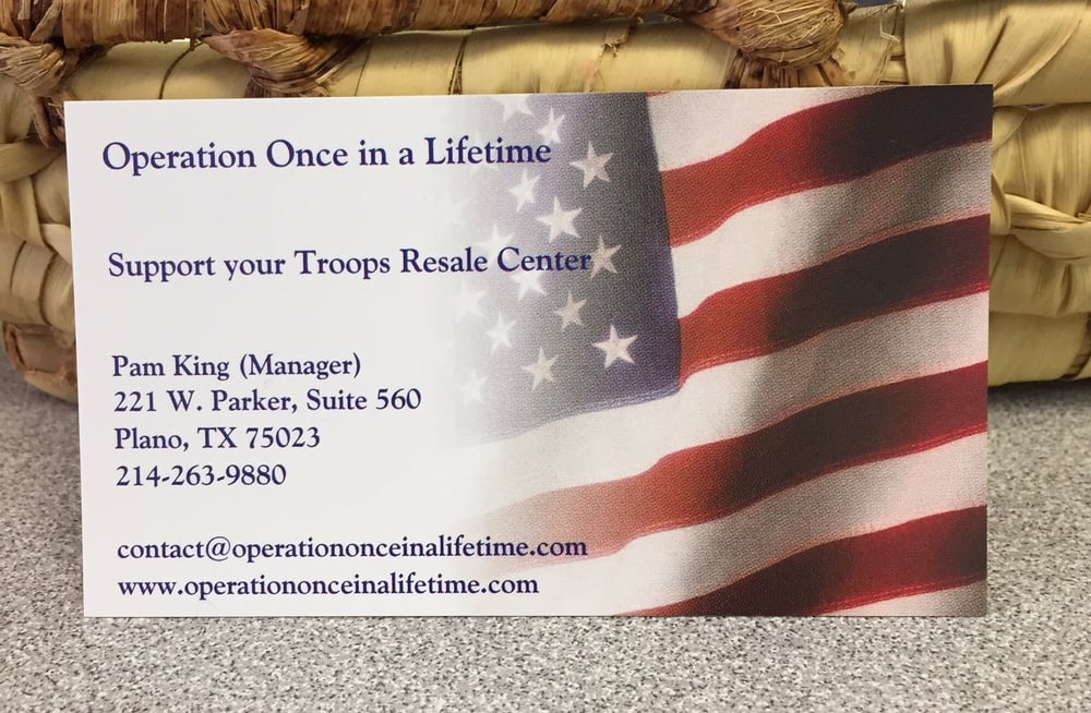 Operation Once In A Lifetime - veterans service organization in Plano, TX