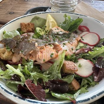 Fish - Ruby trout over greens - Seafood Near Me - Sausalito, California